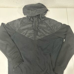 Nike Men's Black Full-Zip Hooded Jacket